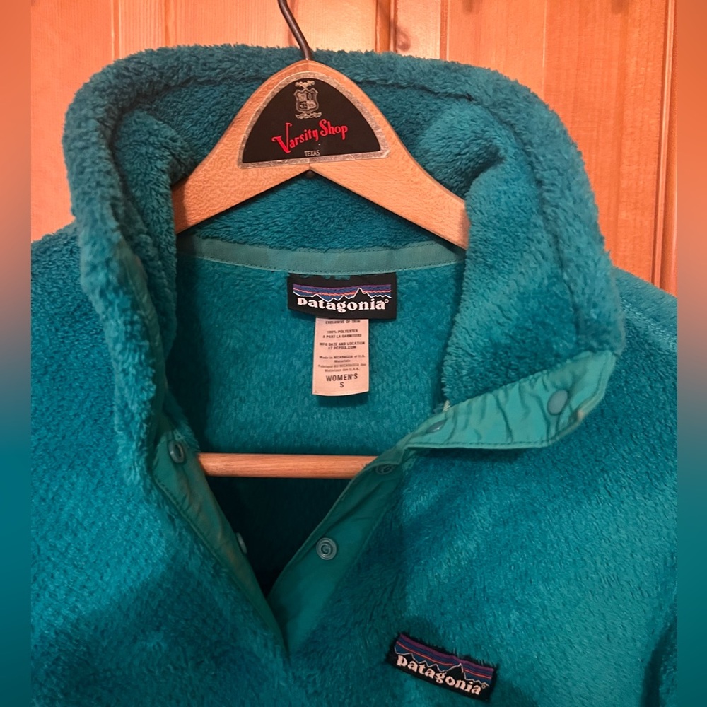 1/4 zip women’s Patagonia size S teal